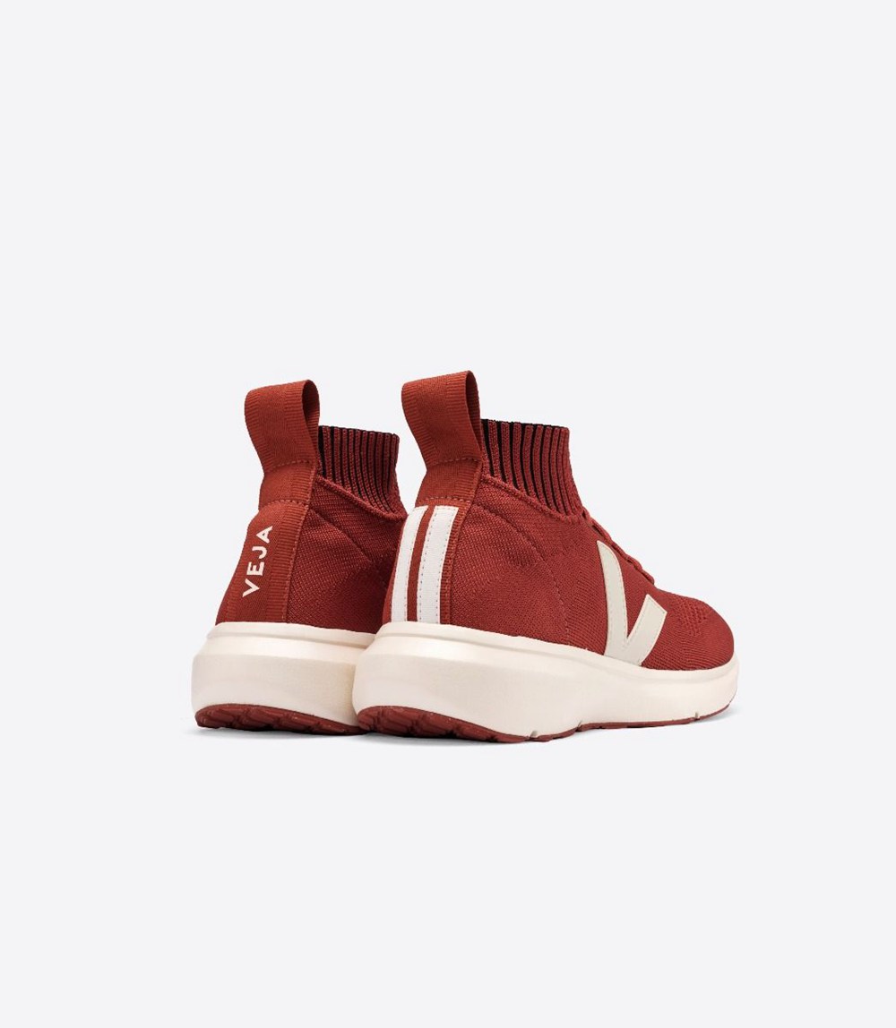 Veja Sneakers Barbati - V-Knit X Rick Owens Mid - Rosii - 7089216-CK